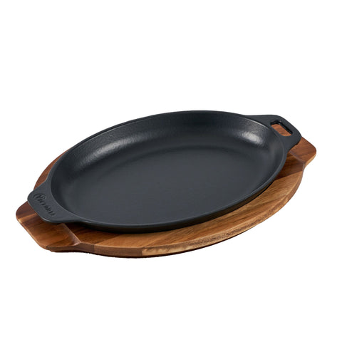 Base de Madera Acacia Para Bandeja 29x19 cm