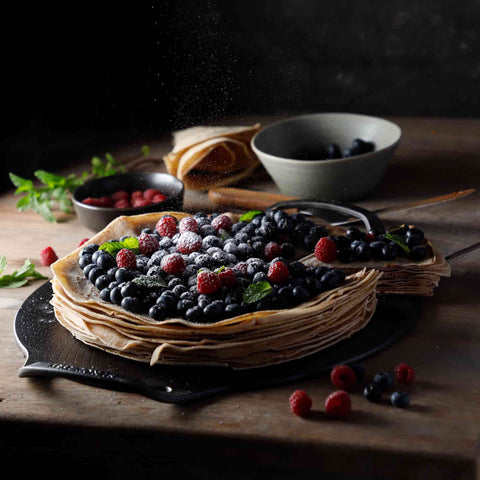 Plancha para pizza 38 cm – hierro fundido esmaltado