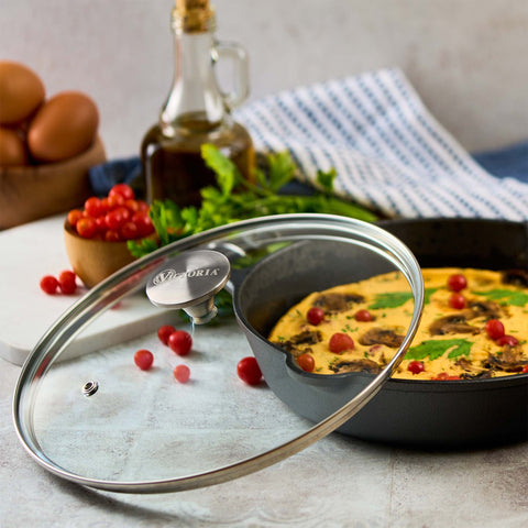 Tapa 25 cm – vidrio templado