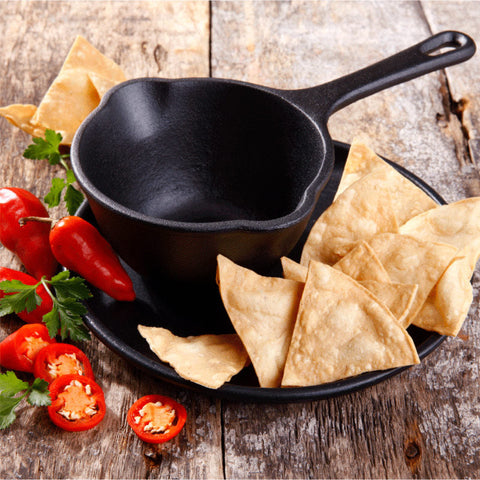 Sartén salsero 14 cm – hierro fundido esmaltado