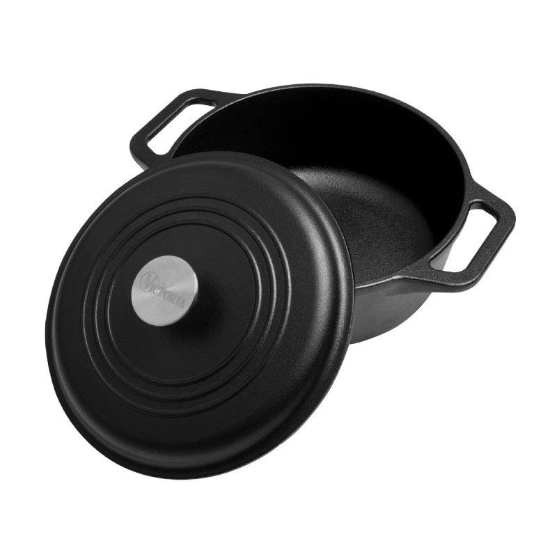 Legend Cookware Horno holandés de hierro fundido | Olla resistente de 7  cuartos de galón para freír, cocinar, hornear y asar en inducción,  eléctrico